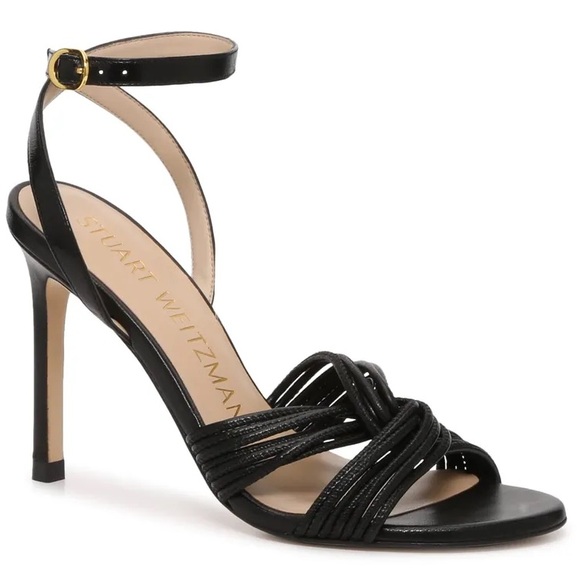 Stuart Weitzman Twist Sleek Sandal Heel - Picture 1 of 9